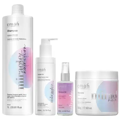 Imagem do produto Kit Emáh Miracle Nutrition Combo Oil (4 Produtos)