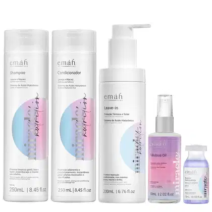 Kit Emáh Miracle Nutrition Power com 5 Produtos