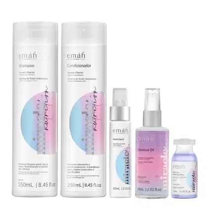 Kit Emáh Miracle Nutrition 14 com 5 Produtos