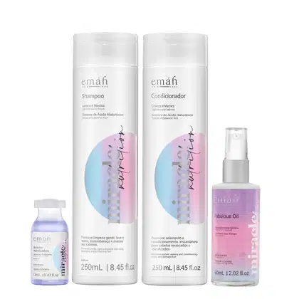 Kit Emáh Miracle Nutrition 16 com 4 Produtos