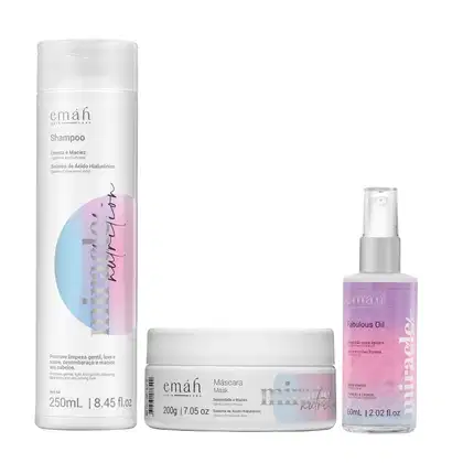 Kit Emáh Miracle Nutrition 18 com 3 Produtos
