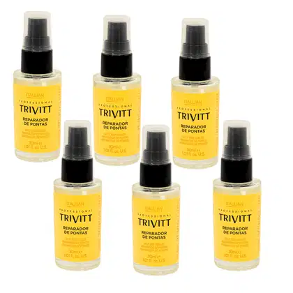Imagem do produto KIT 6 REPARADOR DE PONTAS TRIVITT 30ML