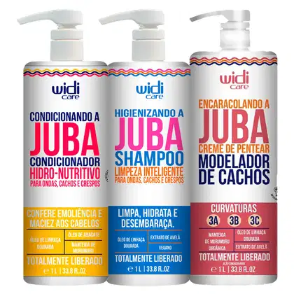 Kit Widi Care Juba Trio Power Care, 3 produtos.