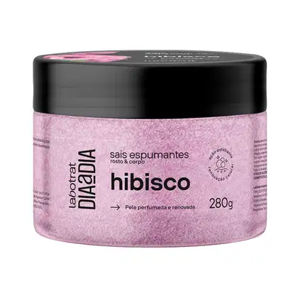Imagem do produto Sais De Banho Espumante Hibisco Rosto E Corpo Labotrat 280g