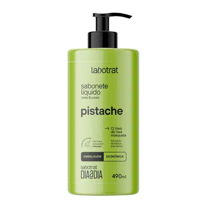Imagem do produto Sabonete Líquido Pistache Rosto Corpo Hidrata Labotrat 490ml