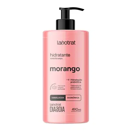 Imagem do produto Hidratante Morango Dia A Dia Facial Corporal Labotrat 490ml