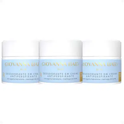 Imagem do produto Kit Giovanna Baby Blue: 3 Desodorantes em Creme Antiperspirante 55g