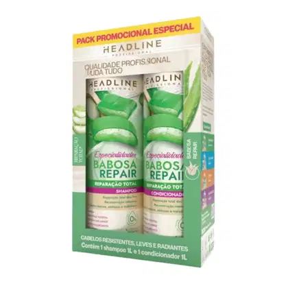 Imagem do produto PACK SH & COND - LINHA BABOSA HEADLINE 1000ML - SOUL POWER
