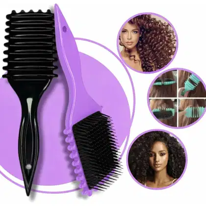 Imagem do produto Escova Onda Bounce Curl para fitagem, separar cachos, mechas cores sortidas