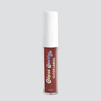 Imagem do produto Gloss Labial Com Cheirinho Choco Cherry Dailus - Cor Pudim de Chocolate