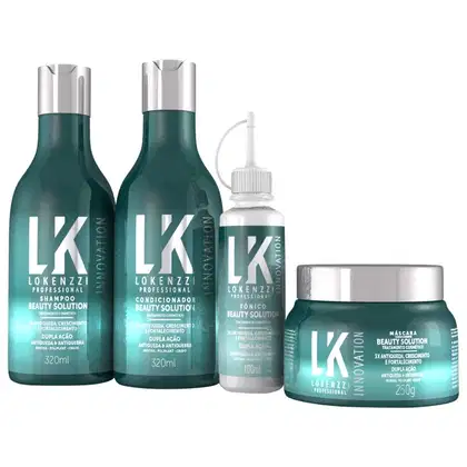 Imagem do produto Kit Lokenzzi Beauty Solution Tratamento Antiqueda (4 Produtos)