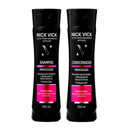 Imagem do produto Kit NICK VICK Miraculous Alta Performance (Shampoo e Condicionador)