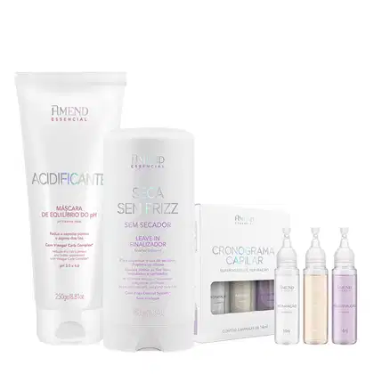 Imagem do produto Kit Amend Essencial Sem Frizz Reparação Completa (5 Produtos)