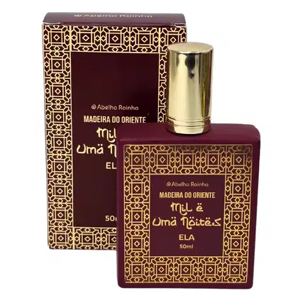 Imagem do produto Abelha Rainha Mil e Uma Noites Deo Parfum Perfume Feminino Madeira do Oriente Ela 50ml