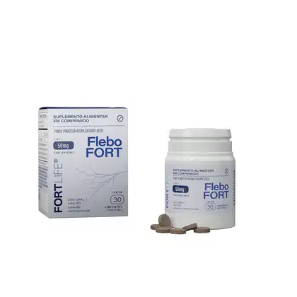 Imagem do produto FortLife Pharma FleboFort - Suplemento Vitamínico (30 Cápsulas)