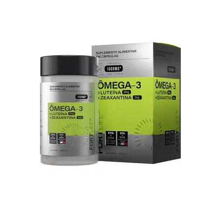 Imagem do produto FortLife Pharma Ômega-3 + Luteína + Zeaxantina - Suplemento Vitamínico (60 Cápsulas)