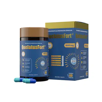 Imagem do produto FortLife Pharma Quelatusfort - Suplemento Vitamínico (60 Cápsulas)