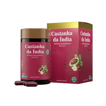 Imagem do produto FortLife Pharma Castanha da Índia - Suplemento Vitamínico (60 Cápsulas)