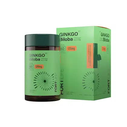 Imagem do produto FortLife Pharma Ginkgo Biloba 120mg - Suplemento Vitamínico (60 Cápsulas)