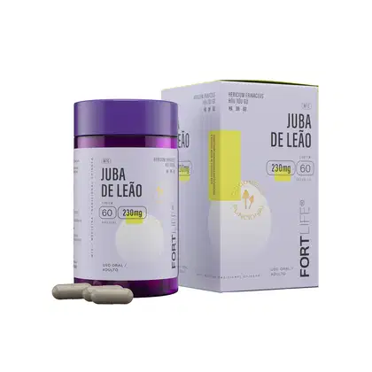 Imagem do produto FortLife Pharma Juba de Leão 230mg - Suplemento Vitamínico (60 Cápsulas)