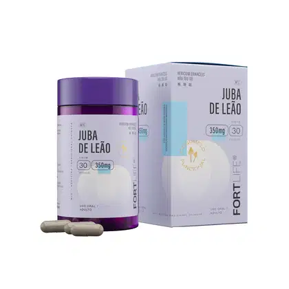 Imagem do produto FortLife Pharma Juba de Leão 350mg - Suplemento Vitamínico (30 Cápsulas)