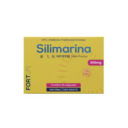 Suplemento Alimentar FortLife Pharma Silimarina 300mg, 60 cápsulas.