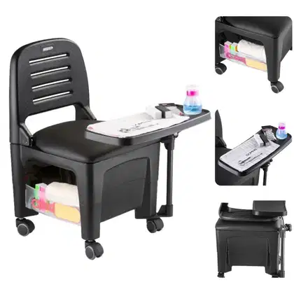 Imagem do produto Cirandinha Cadeira Manicure Assento Com Mesa Completa Dompel