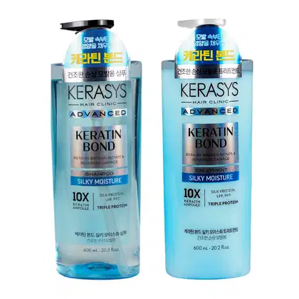 Imagem do produto Kerasys Keratin Bond Silky Moisture Kit (Shampoo 600ml e Tratamento 600ml)