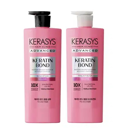 Imagem do produto Kerasys Keratin Bond Volume Kit (Shampoo 600ml e Tratamento 600ml)