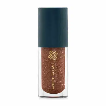 Lip Oil Gloss Labial Hidratante Caramel - Petrizi 7ml com tom marrom claro