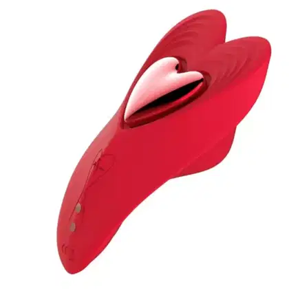 Imagem do produto Vibrador Calcinha Com Controle Sem Fio Heart - Vermelho