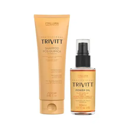 Imagem do produto Trivitt Shampoo Pós-Química + Power Oil 30ml – Tratamento Capilar Profissional