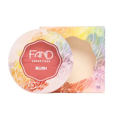 Blush Compacto Fand Cosméticos, 5g.