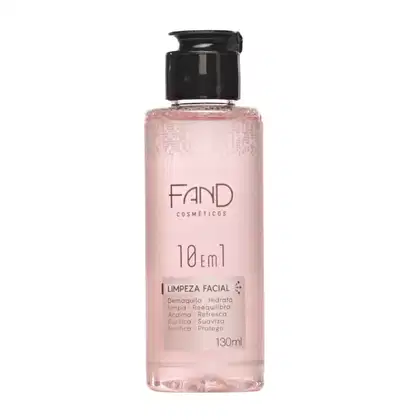 Limpador Facial Fand Cosméticos 10 em 1, 130ml.