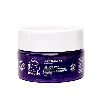 Imagem do produto Geleia Hidratante Facial Niacinamida Anti Ruga 100g Kokeshi