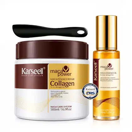 Imagem do produto Máscara Karseell Original Collagen 500ml + Óleo de Argan Marroquino 50ml