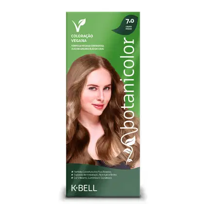 Imagem do produto K-BELL KIT COLORAÇÃO BOTANICOLOR 7.0 LOURO MÉDIO