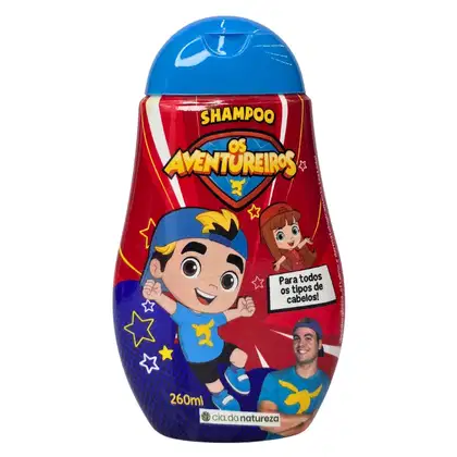 Imagem do produto Cia. da Natureza Os Aventureiros Luccas Neto Shampoo Para Todos os tipos de Cabelos 260ml