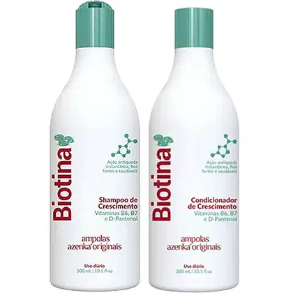 Imagem do produto Kit Azenka Biotina Crescimento Duo (2 Produtos)