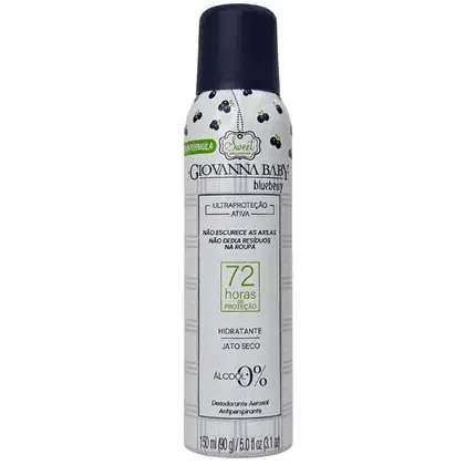 Imagem do produto Giovanna Baby Desodorante Aerossol Blueberry 72h Vegano 150ml / 90g