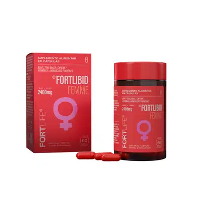 Imagem do produto FortLibid Femme 2400mg 60 Cápsulas FortLife