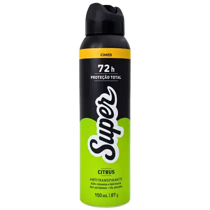 Imagem do produto Cimed Super Citrus - Desodorante Antitranspirante Aerossol 150ml