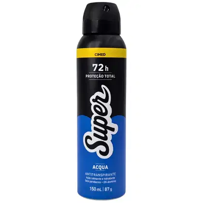 Imagem do produto Cimed Super Acqua - Desodorante Antitranspirante Aerossol 150ml