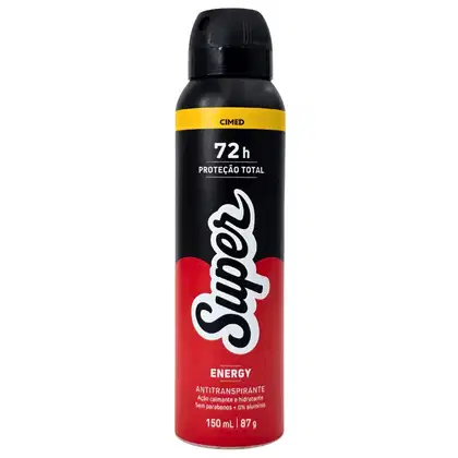 Imagem do produto Cimed Super Energy - Desodorante Antitranspirante Aerossol 150ml