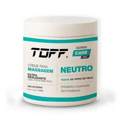 Imagem do produto Creme de Massagem Neutro TOFF Dermacare-Pro Hidratante 500g