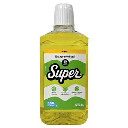 Imagem do produto Cimed Super Melão e Menta - Enxaguante Bucal 500ml