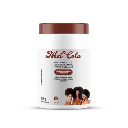 Imagem do produto Mel Cola Trihair 1kg - Mel Natural P/ Definição, Modelação e Fixação de Cachos - Cruelty Free