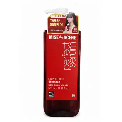 Shampoo Mise en Scène Perfect Serum Super Rich, 530ml.
