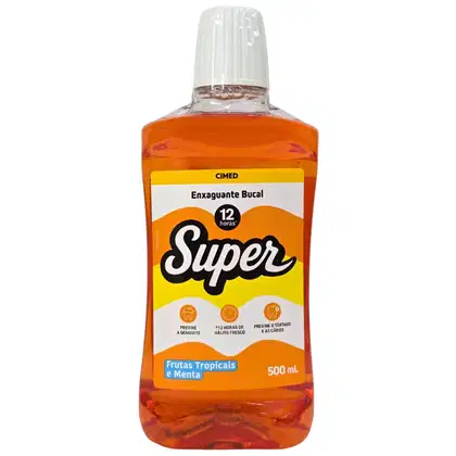 Imagem do produto Cimed Super Frutas Tropicais e Menta - Enxaguante Bucal 500ml