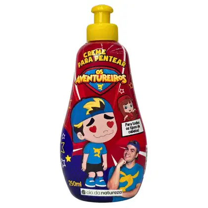 Imagem do produto Cia. Da Natureza Os Aventureiros Luccas Neto Creme de Pentear Todos os Tipos de Cabelos Luccas Neto 250ml